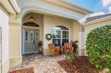 Beautiful and comfortable front entrance and large