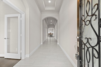 Tall ceilings. Tray ceiling details