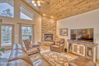Full Stone Fireplace