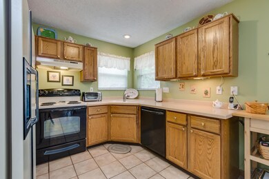 Tile floors & Corian Counters