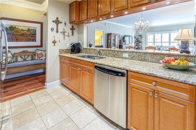 Stainless Steel Appliances Complete The Kitchen.  