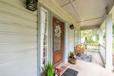 Cozy front porch