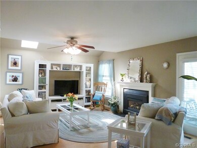 Charming Family Room, Open to the Kitchen, and Ext