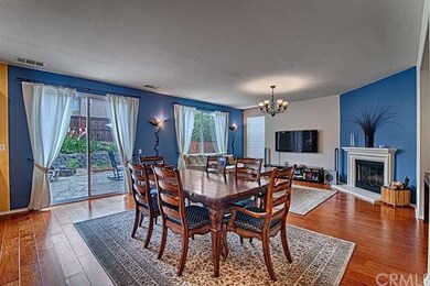  The family room has a wood/gas fireplace with a c