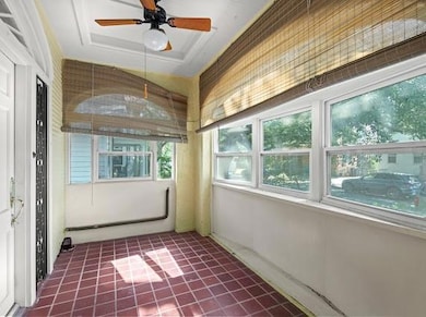 Lovely enclosed porch