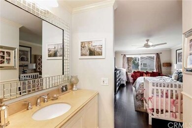 Master Bedroom bathroom entrance and sink.