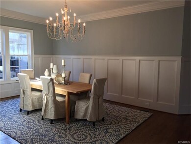 Dining Room - Custom lighting and trim throughout.
