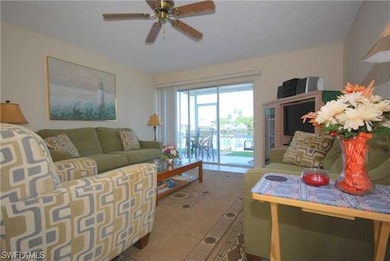 Living Room with water view.
