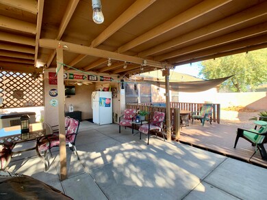 Extended covered patio