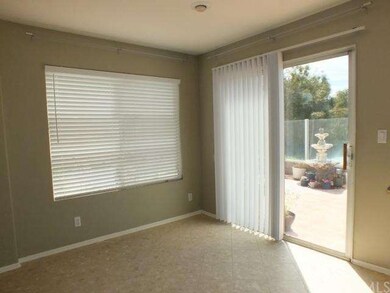 The generous dining area