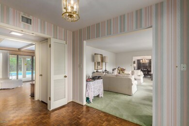 Entry to living room