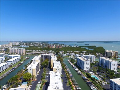 Drone / aerial view of a nearby body of water