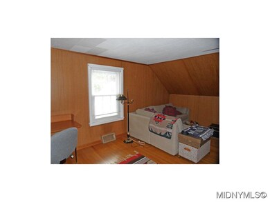 One of three bedrooms