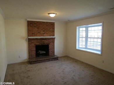 Living Room - Brick Fireplace
