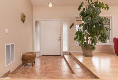 Front Entry with tile floors