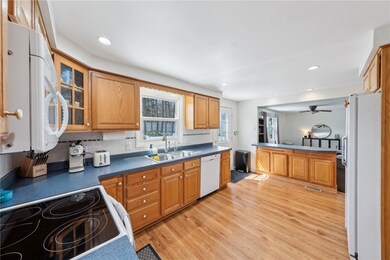 Sunny kitchen with tons of storage