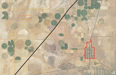 Map / location featuring property parcel outlined