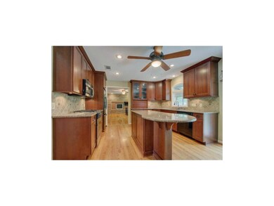 Beautiful updated kitchen with new cabinetry and g