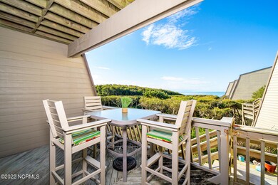 Covered porch off LR w/ ocean views