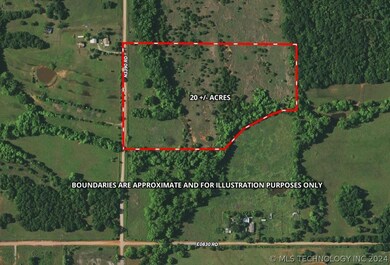 Aerial Map with Boundary Lines