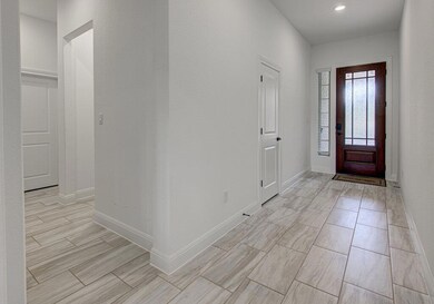 Entryway with baseboards