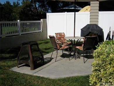 Part of the backyard overlooking the park.