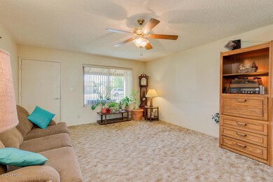 Formal Living room with front door