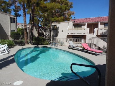 Pool featuring fence