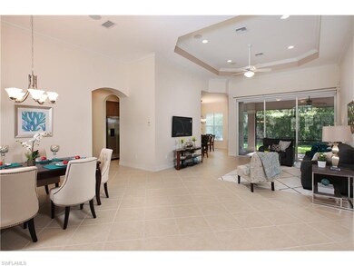 View from front entry towards family room, enclose