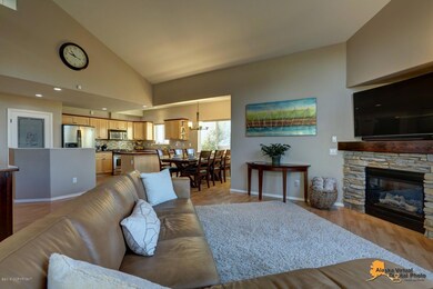 Living Room Opens To Kitchen