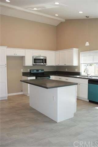 High Vaulted Ceilings in this newly remodeled Kitc