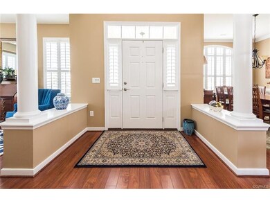 Bright, open foyer