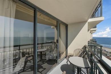 Step out to a serene balcony with ample space for