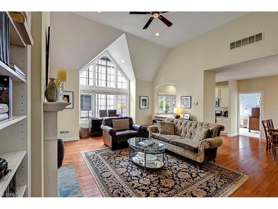 Light-filled, inviting great room with open, airy 