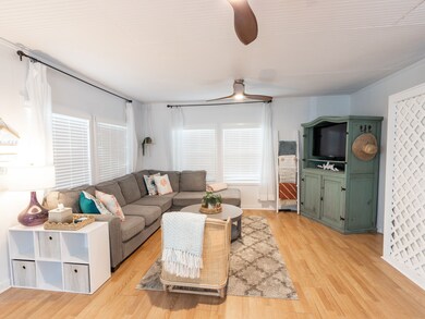 This cozy living room features a large sectional s