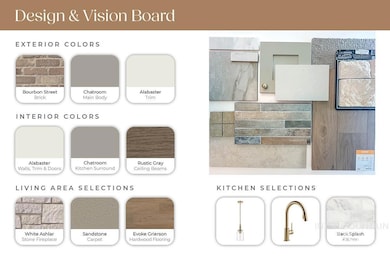 View of a document with a collage of images