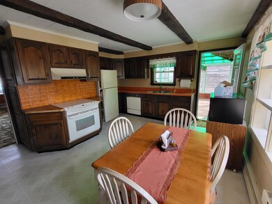 Kitchen with cook top stove