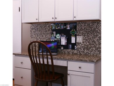 Planning desk/workstation in kitchen.
