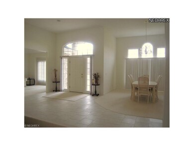 Front entry overlooks formal dining area, great ro