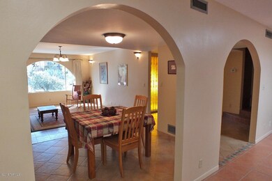 Formal dining room seen from kitchen