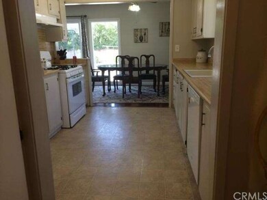 
Wide spacious kitchen is open to dining and livin