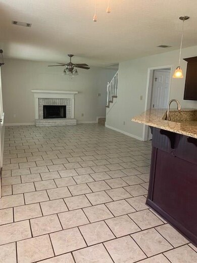 Open all the way thru family room