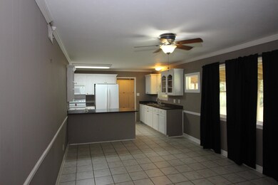 View from dining area in kitchen