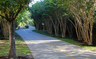 Steps away from the entrance to Katy Trail