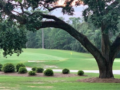 View of a nearby golf course.