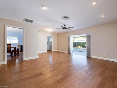 Unfurnished room featuring light wood-type floorin