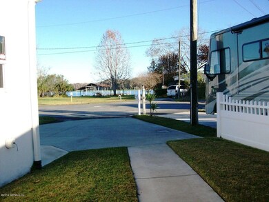 River across the street!