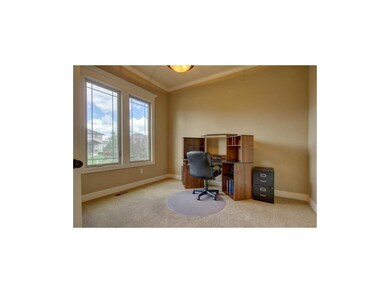 Main level office with french doors!