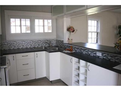 Kitchen. NEW WHITE CABNETRY WITH BRUSHED PEWTER HA