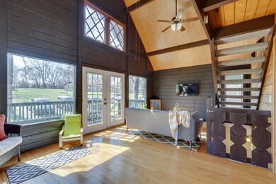 Wood flooring and fresh paint inside and out.